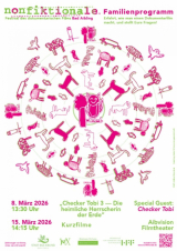 Filmplakat nonfiktionale 2026 - Familienprogramm